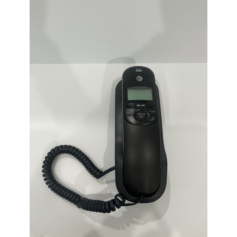 AT&T Corded Home Telephone Black Display‎ Dial Call List Speakerphone